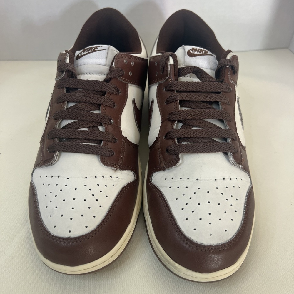 Nike Dunk Low Cacao Wow Brown White Sneakers DD1503-124 Men's size 9.5